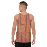 Spectacled Cat All-Over Print Men's Tank Top
